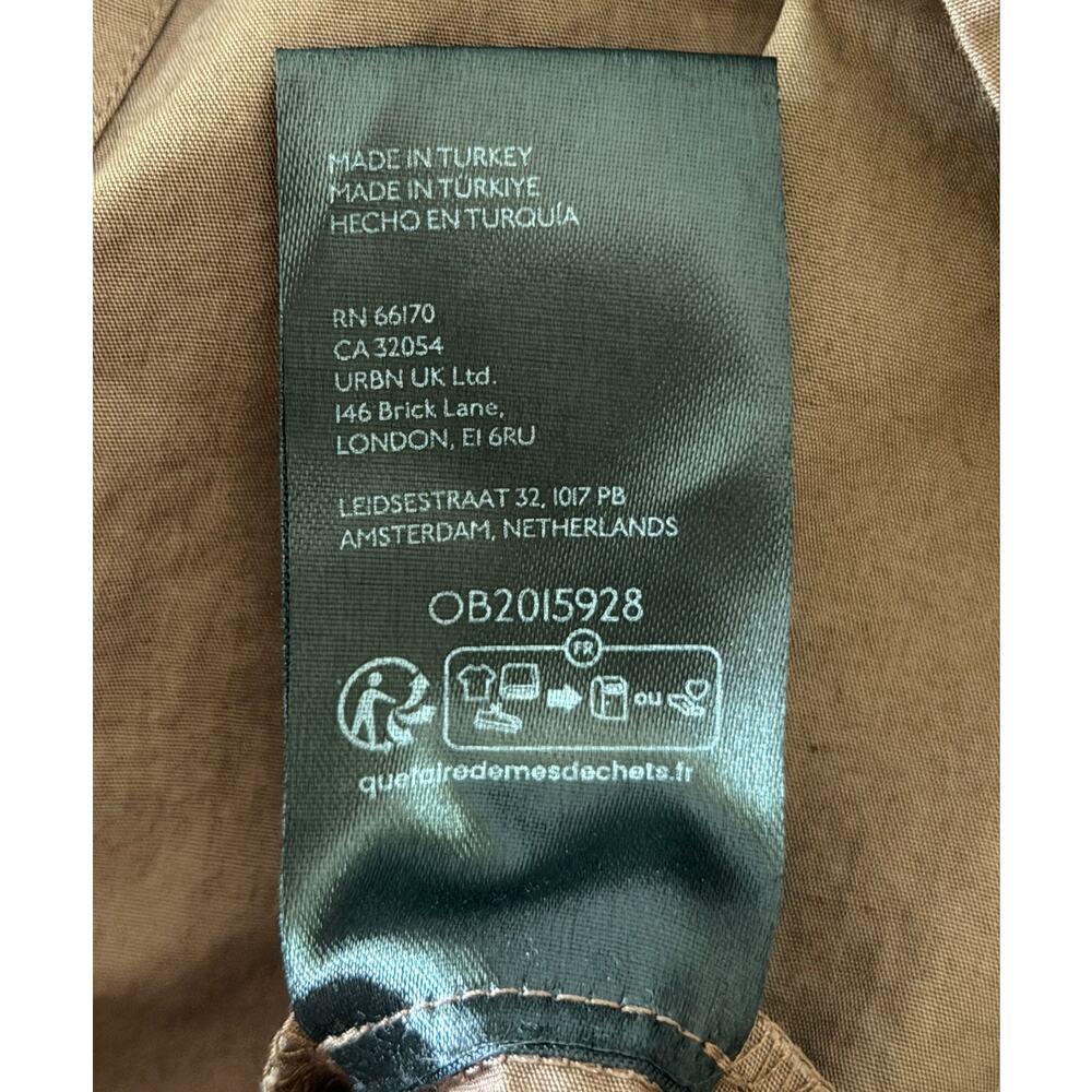 Anthropologie Somerset Maxi Shirt Dress Mocha Brown Small Cotton - Picture 11 of 11